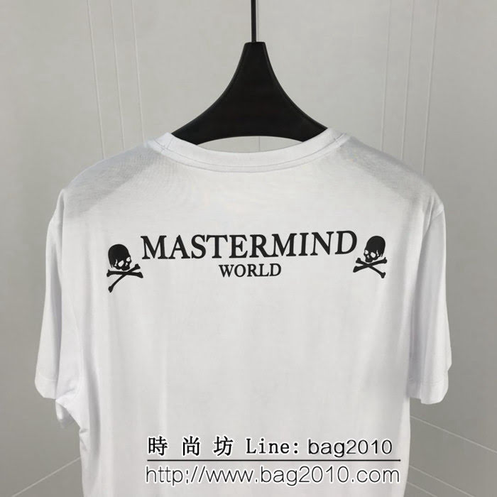 MMJ Ｍastemind world19AW早春新款 英文字母印花骷髏 純棉短袖 男女同款 ydi2159